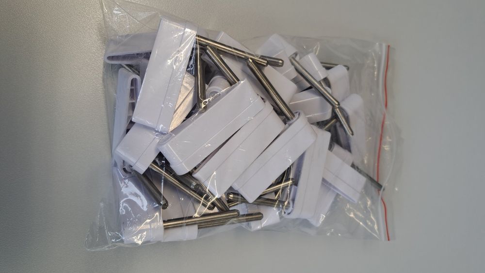 31 weisse Flipperfinger mit Schaft, 20-9250-5 (Neu und originalverpackt ...