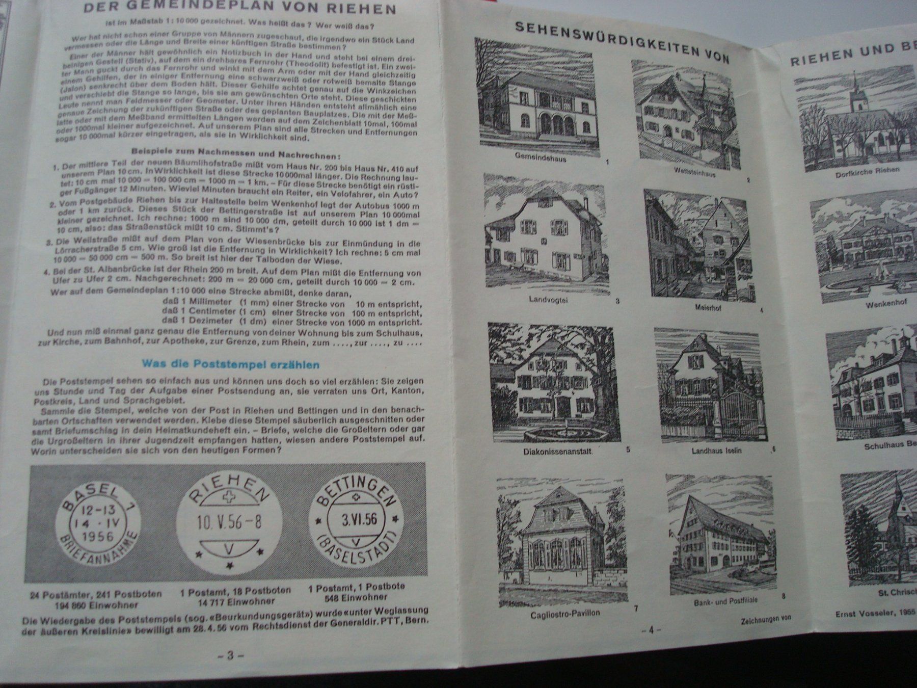 Cartine & Atlanti: Plan von Riehen und Bettingen – Usato da Riehen venduto da Baerewaegli 4
