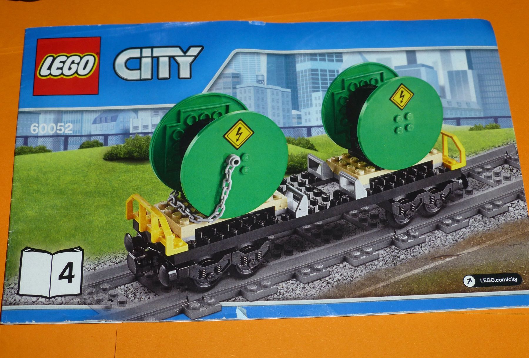 Lego Giocattoli: Lego Eisenbahn / Kabelwaggon aus Set 60052 – Usato da Langnau am Albis venduto da Maugli 4