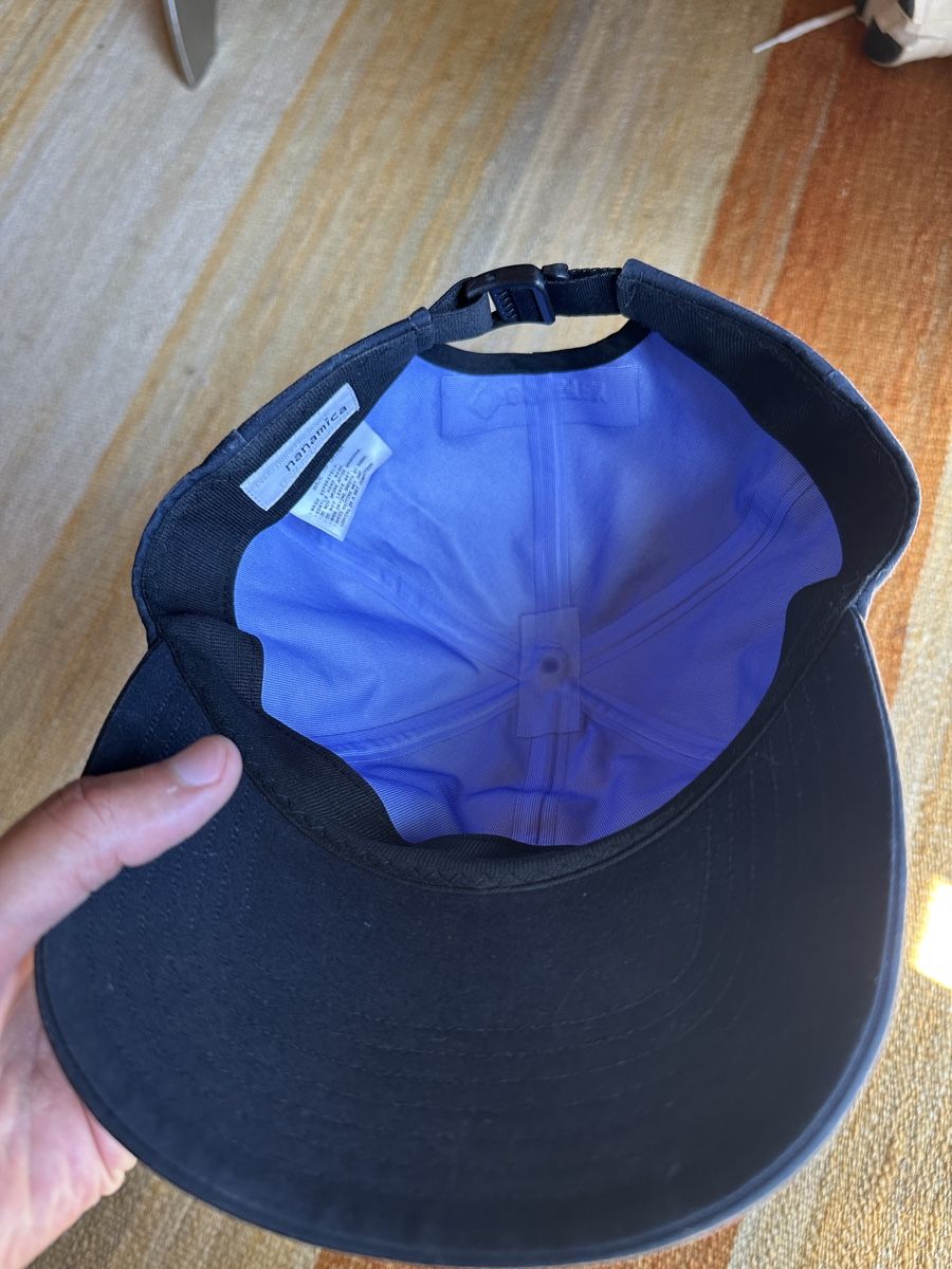Copricapi, berretti & cappellini: Navy Blue Nanamica Gore-Tex hat – Usato da Villars-Burquin venduto da Iliasso 4