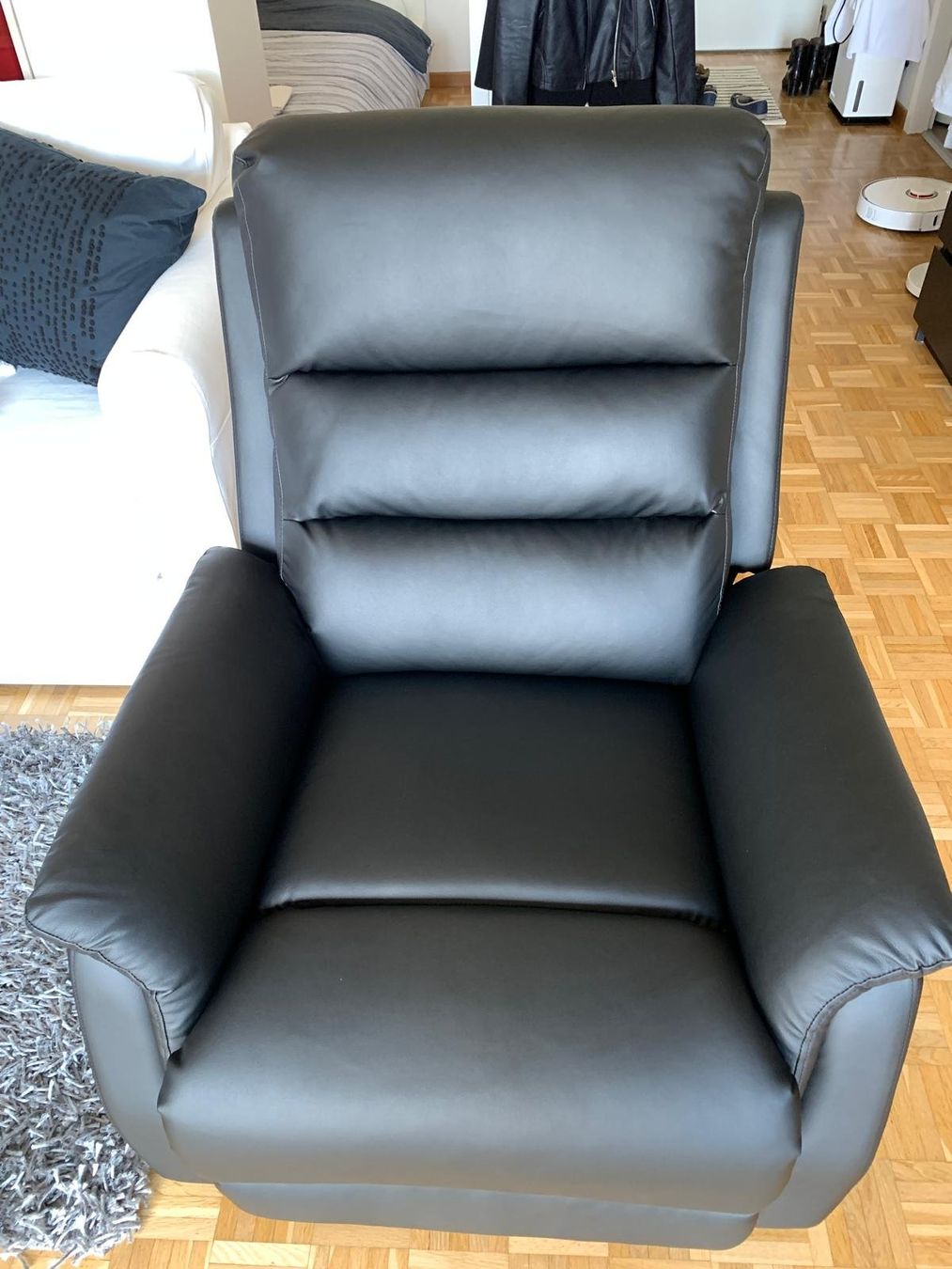 Sessel: Fauteuil Relax Noir Similicuir – Defekt aus Epalinges von Lily2006