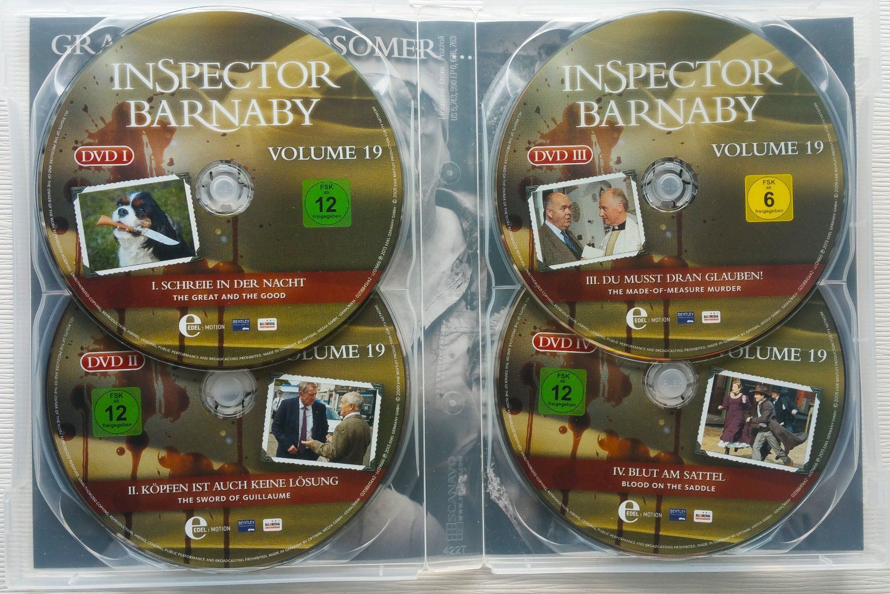 Tutti i DVDs: 4x DVD: Inspector Barnaby - Volume 19 – Usato da Oberriet SG venduto da Manick 1