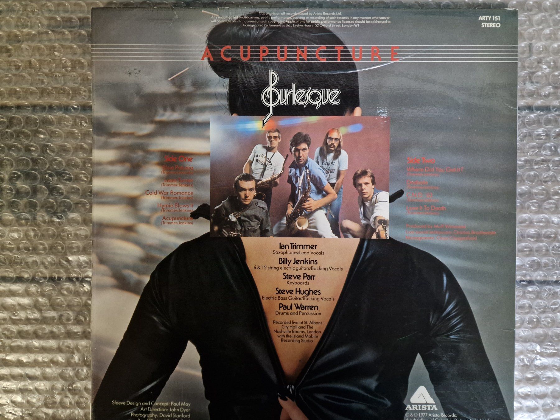 Dischi in vinile: Burlesque LP – Acupuncture – Usato da Root venduto da atelier22 1
