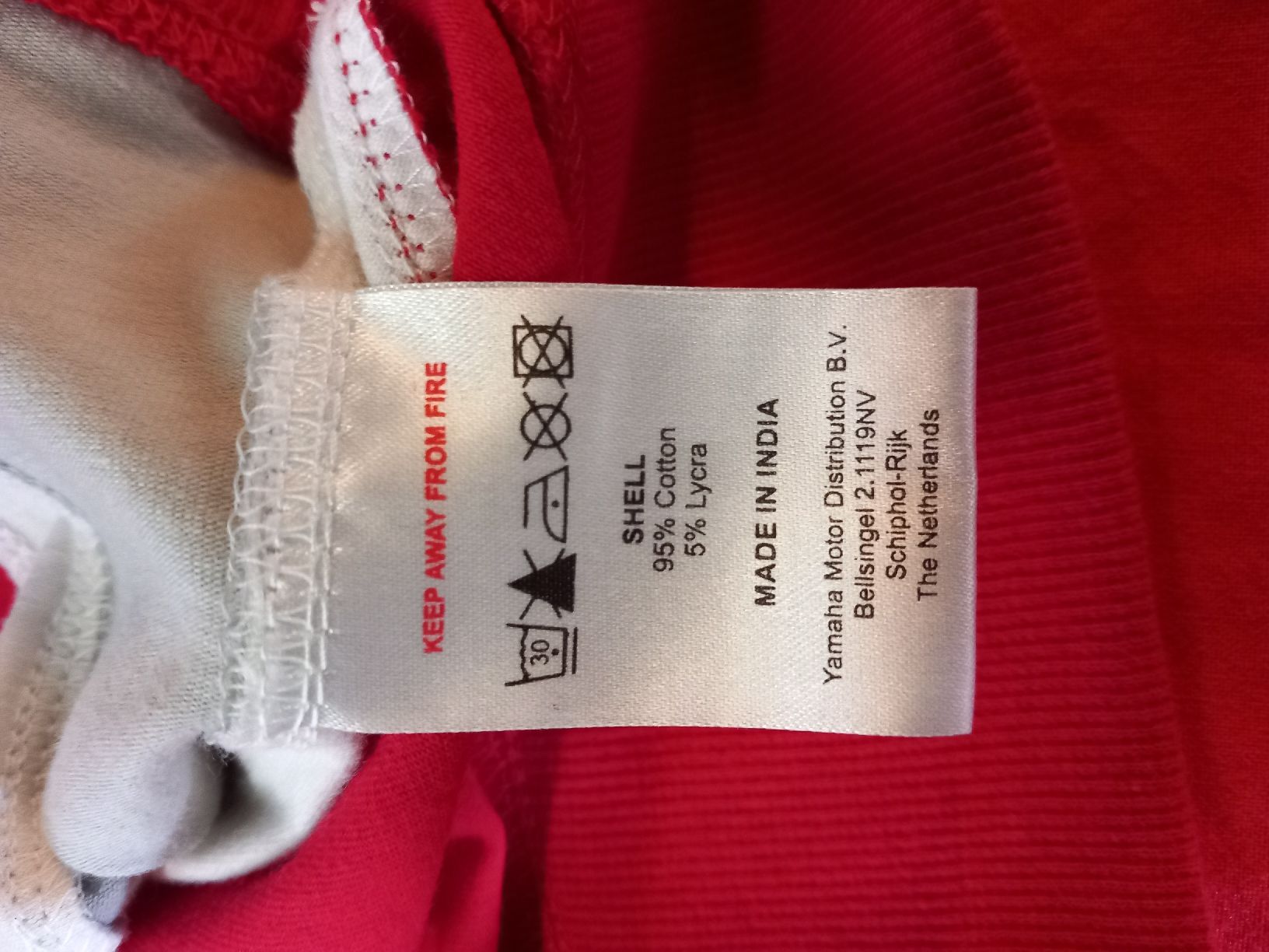 Top: Yamaha Trägershirt Grösse S Fabrikneu – Nuovo e nell'imballaggio originale da Hochwald venduto da motowear-secondhand 5