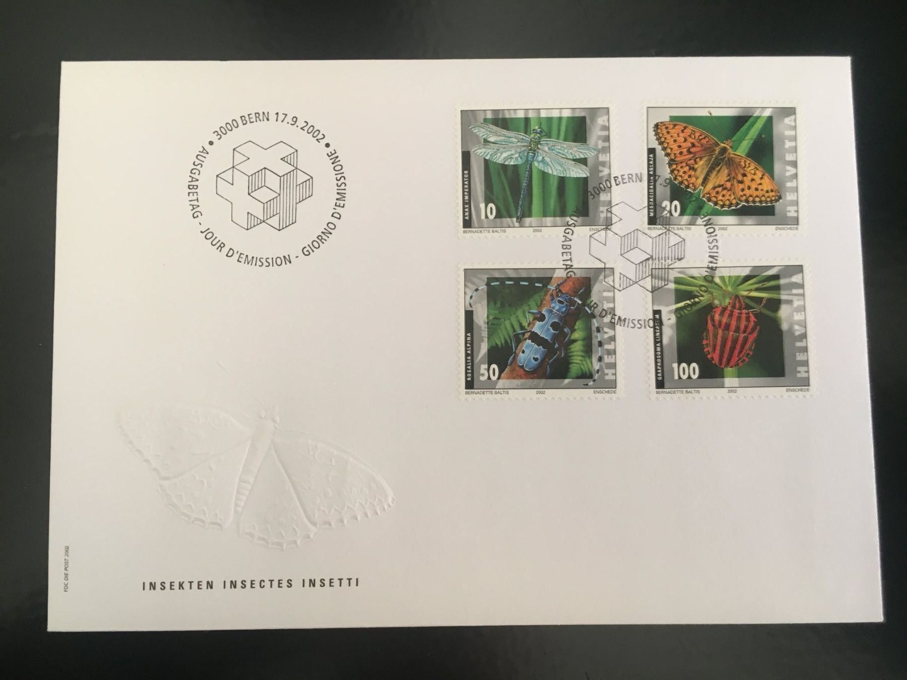 Tutti i francobolli: 2002 / Znr: 1061 - 1064 / FDC – Nuovo (secondo la descrizione) da Grand-Lancy venduto da Dany1973