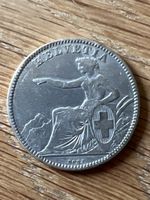 Silbermünze Schweiz 1860  2 Franken