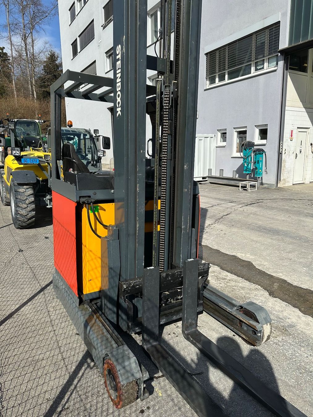 Carrelli elevatori e a forche: STEINBOCK Hochhubwagen, gebraucht 9720mm, Seitenstapler – Usato da Jona venduto da tsbm2 4