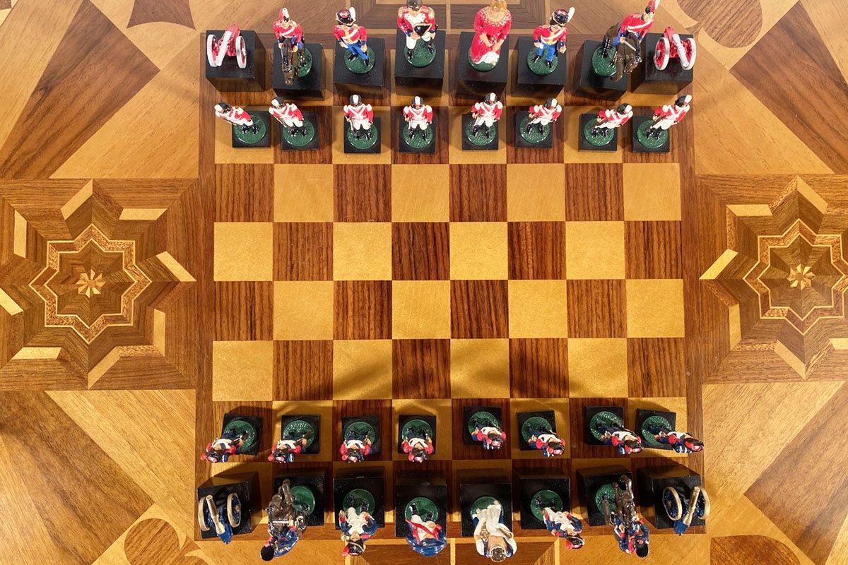 Spiele: Zinn Schachfiguren The Waterloo Chess Set – Gebraucht aus Ballwil von ClassicGallery 5