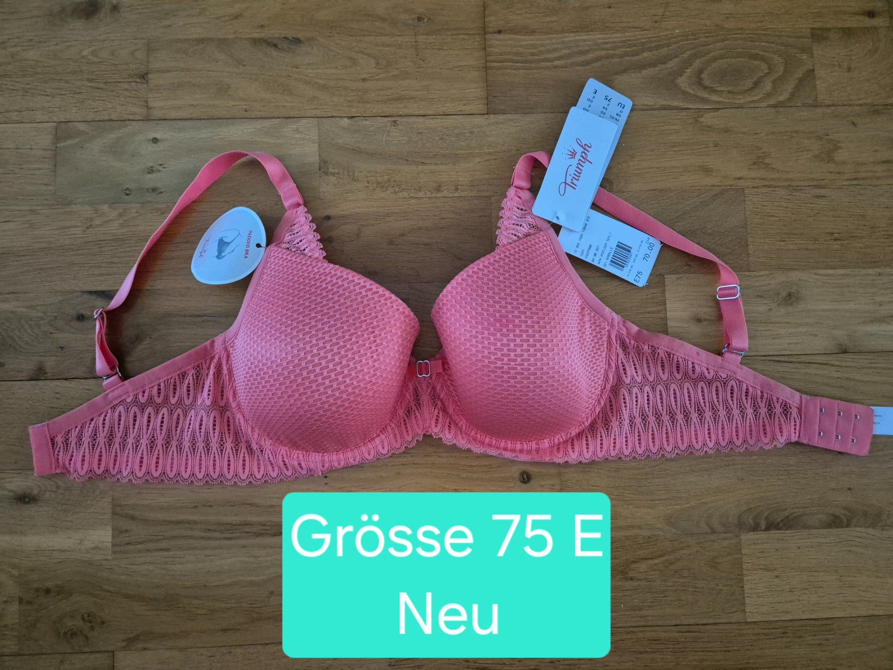 Triumph Altra biancheria intima: Triumph BH, Grösse 75E, Neu mit Etikett – Nuovo e nell'imballaggio originale da Mönchaltorf venduto da xen_h5t7