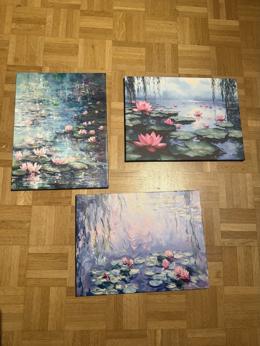 Dipinti: Bild Seerosen Monet 3er Set Deko neu – Usato da Rapperswil SG venduto da Xaro15