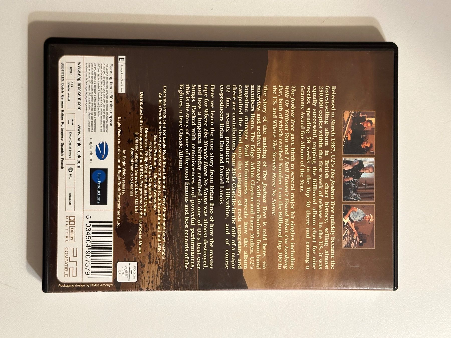 Tutti i DVDs: DVD The Joshua Tree U2 documentary making of – Usato da Lugano venduto da Mat_0_taM 1