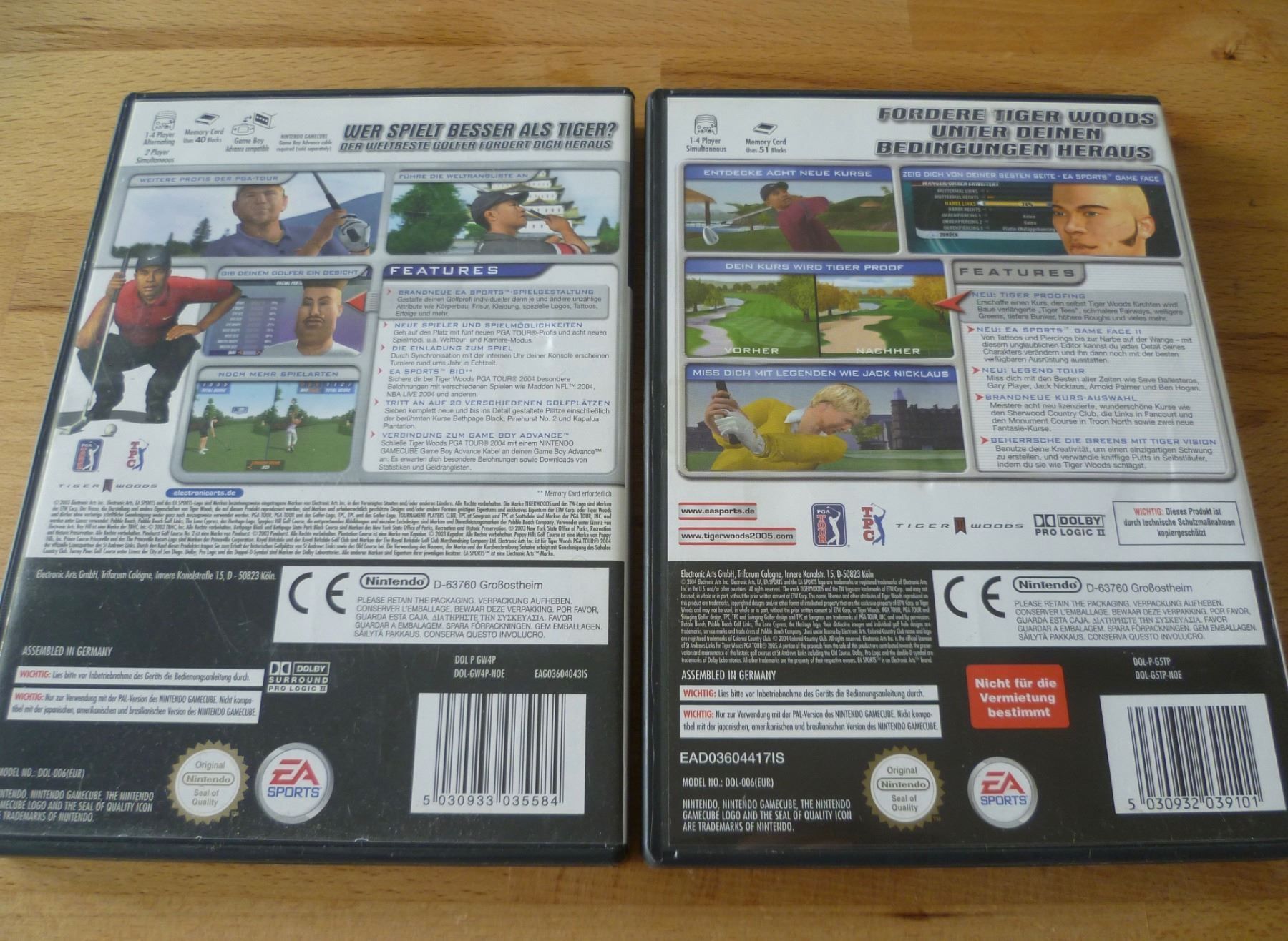 Nintendo Giochi: Tiger Woods PGA Tours 04 + 05 - GameCube – Usato da Thalwil venduto da ranx 2