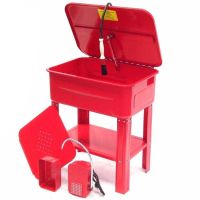 00154 - Teilewaschgerät 80L mit Pumpe + Waschpinsel