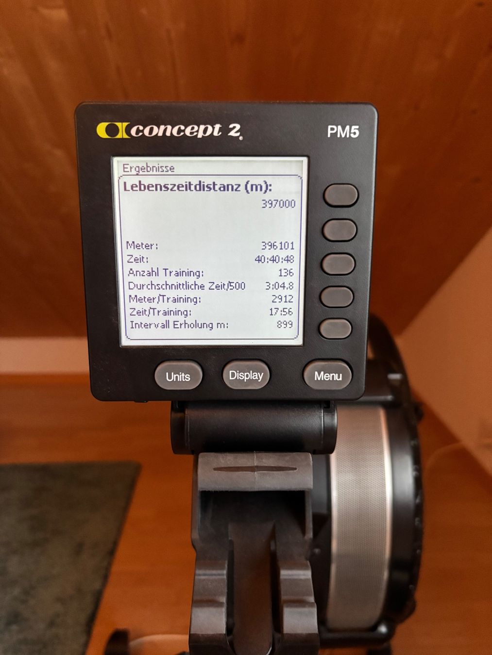 Concept 2 Hometrainer: Concept 2 Row Erg Standart PM5 – Gebraucht aus Weesen von petrab13 1
