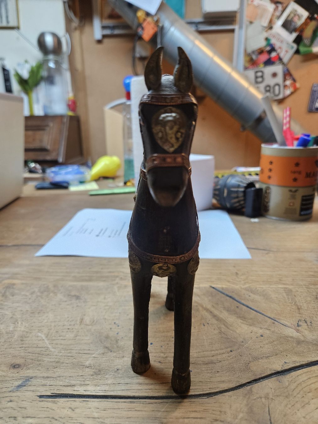 Tutte le decorazioni: Dekoratives Pferd  Messing/Bronze antike Deko (M) – Usato da Rorschach venduto da TimelessTrading 4