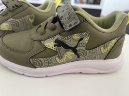 Puma Children Sneakers Olive Green Like comme neuf