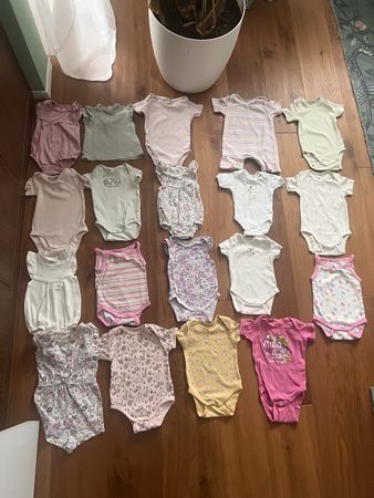 Baby Bodysuits 19pcs short sleeved (0—4months 