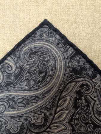 Eleventy Platin Collection, Einstecktuch, Neu, Wolle