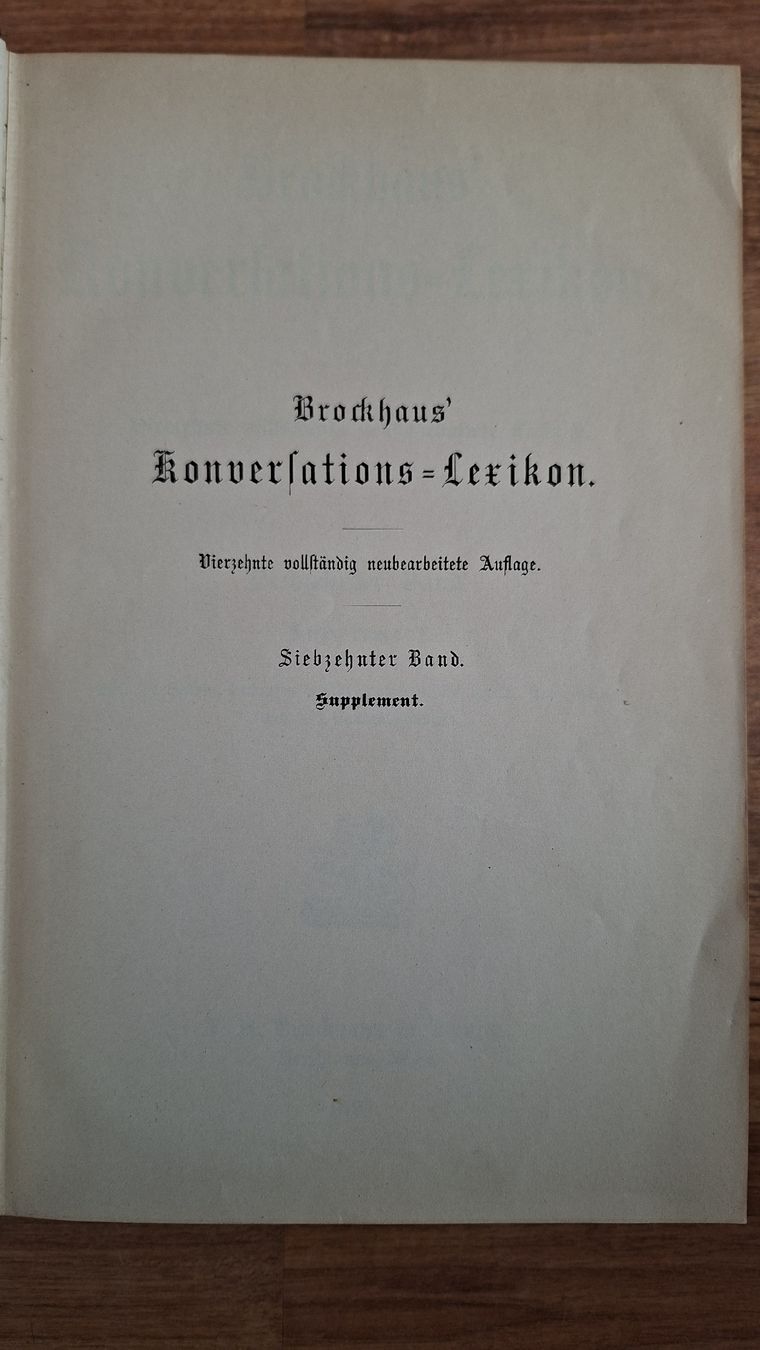 Bücher: Brockhaus Konversationen Lexikon. 1894 – Gebraucht aus Greifensee von rodolfo25 6