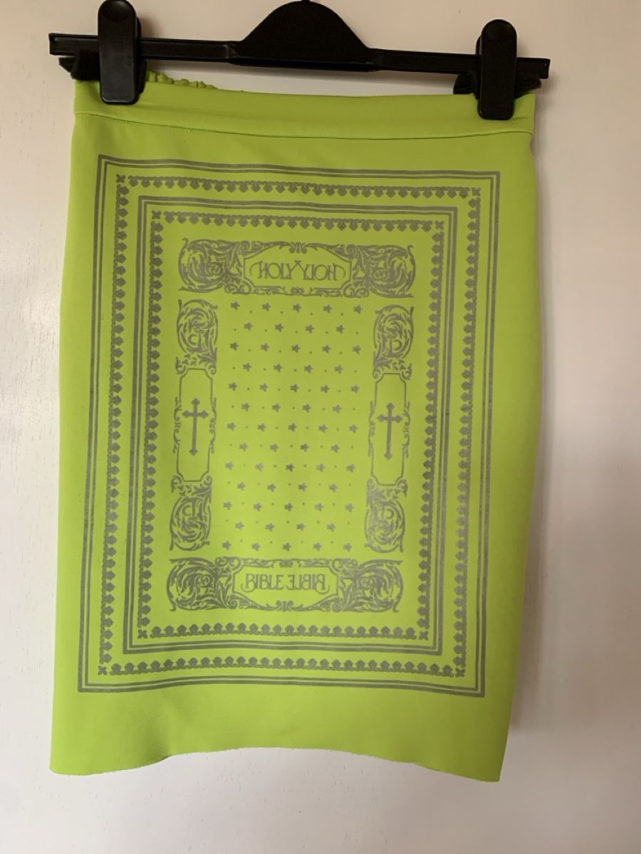 Jupes: Jupe AMEN PAPA verte imprimée taille M – D'occasion à Prilly par Sissi_1009