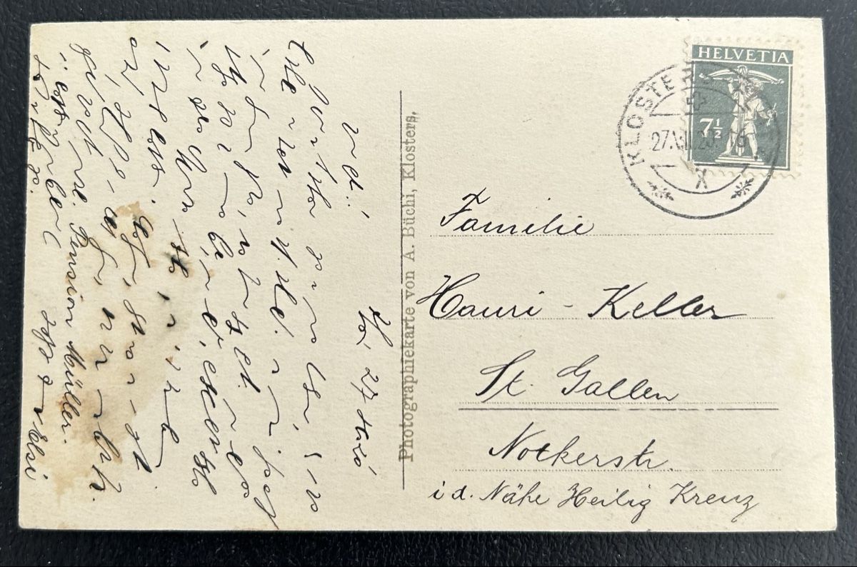 Cartes postales: Fotokarte Klosters  – D'occasion à Horw par Tellbub 1