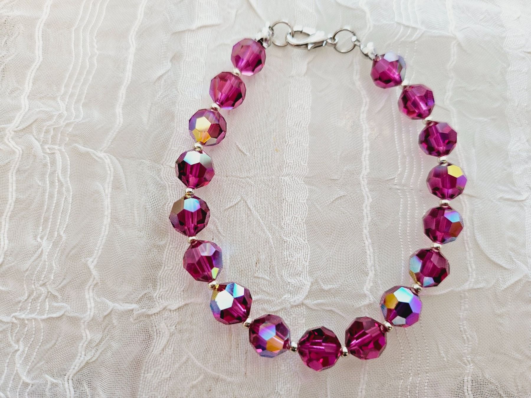 Bracciali & Braccialetti: Armkette aus swarovski perlen – Nuovo (secondo la descrizione) da Dietikon venduto da Eleda 4