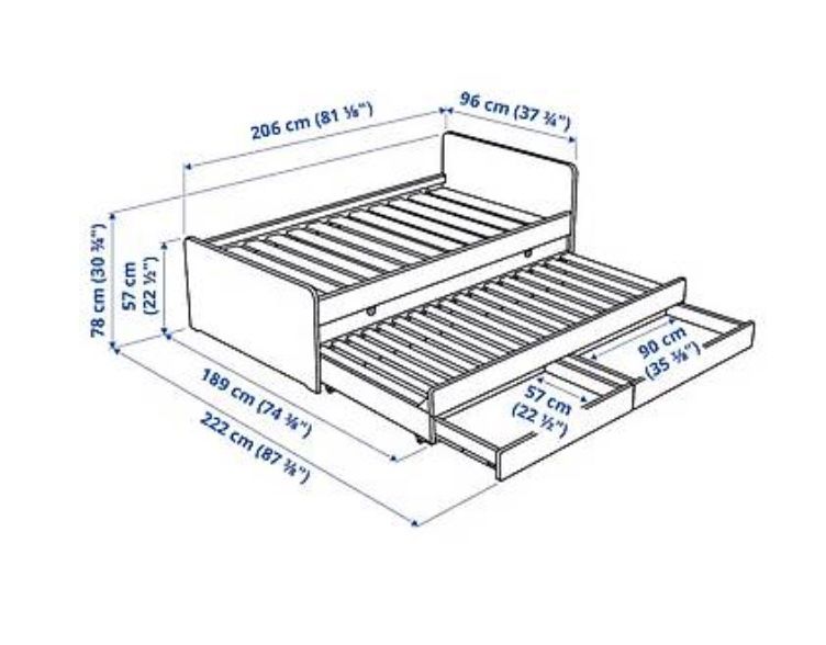Ikea Letti: Lit enfant complet ou éléments séparés – Usato da La Croix (Lutry) venduto da patricia150392