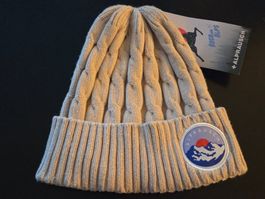 Bonnet Alprausch beige en maille torsadée Neuf ☆☆☆