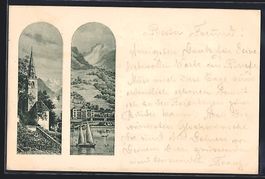 Montreux, Eglise, Le Grand Hotel à Terr