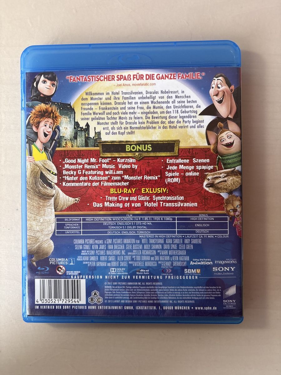 Tutti i DVDs: Hotel 🏨 Transsilvanien – Usato da Ruswil venduto da Slivio_ 1