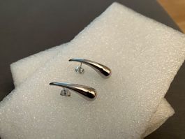 Edelstahl Tränenohrstecker, hypoallergene, 0.7x3cm, neu