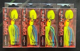 Sakura CAJUN Chatterbait 4er Mix-Set 2 - 10.5gr - 21gr