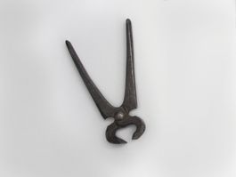 Kleine Kneifzange / Beisszange, antiquarisch, für Atelier