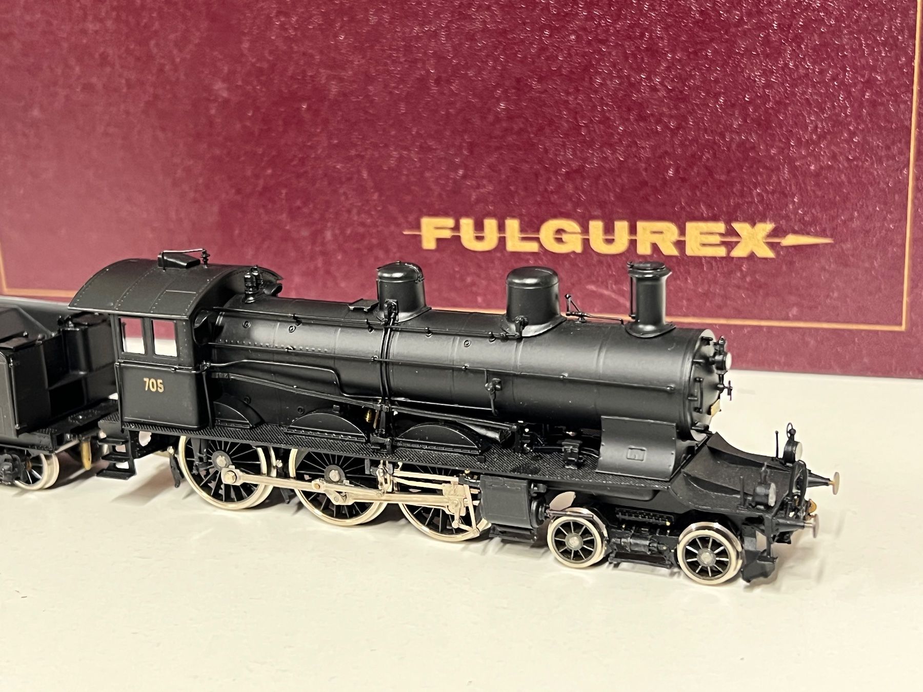 Fulgurex Modellini di ferrovie: Fulgurex H0 Dampflok A3/5 SBB CFF – Usato da Geroldswil venduto da TopTrain54 2