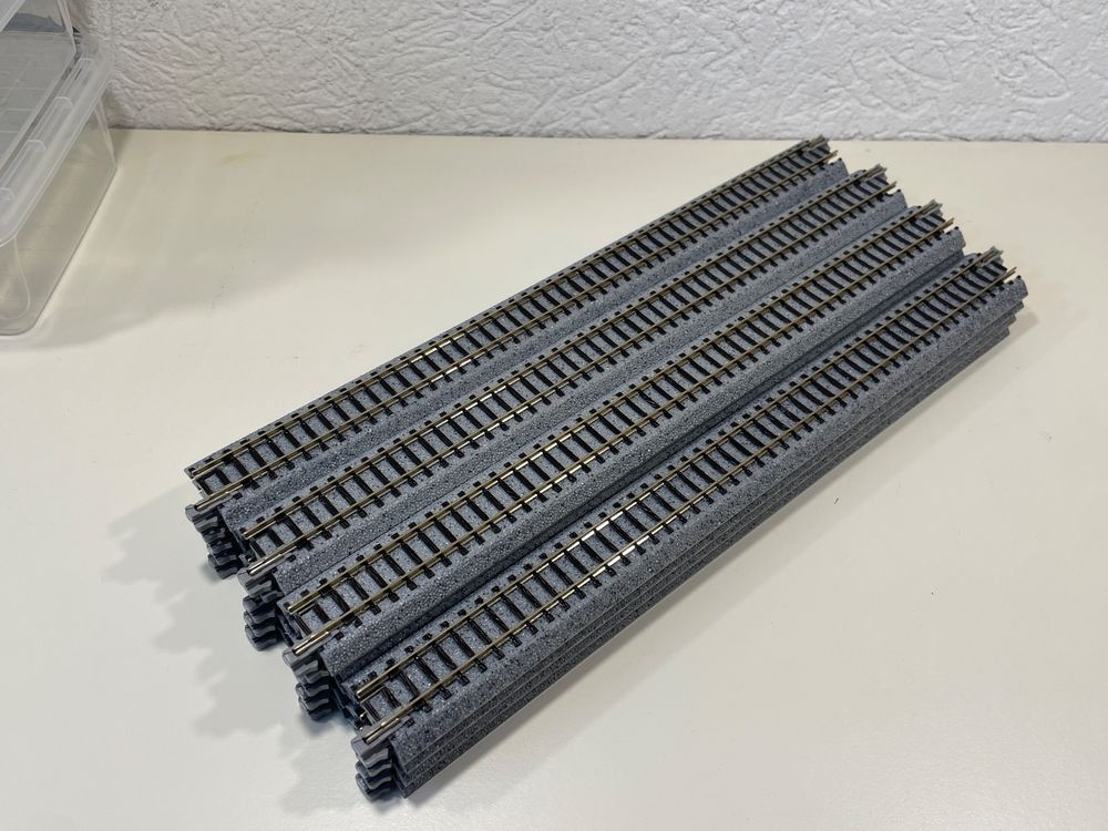 Rails Droits Kato Unitrack - 248 Mm Pour échelle N - Référence 20-000 - Neuf
