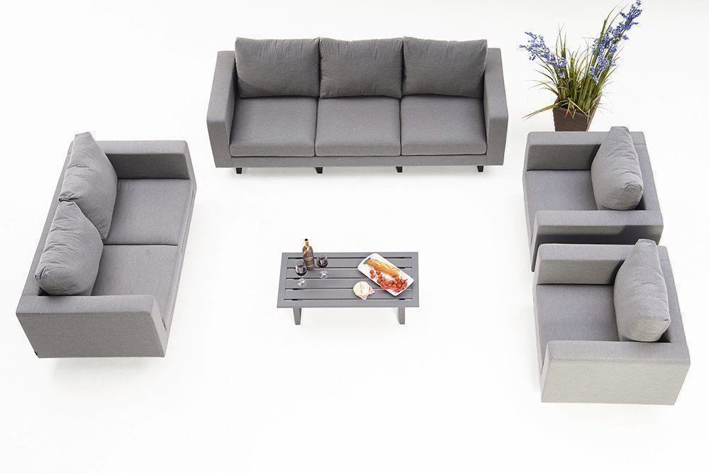 Viplounge Divani: Gartenmöbel Set Sunbrella Stoff grau – Nuovo e nell'imballaggio originale da Uznach venduto da viplounge 6