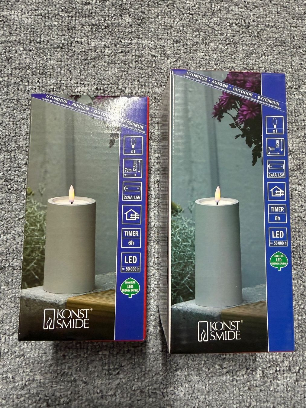 Candele: 2x LED Kerze, Neu – Nuovo e nell'imballaggio originale da Wolfwil venduto da Inseider12