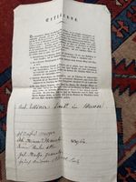 Erklärung zur Kantonsverfassung – Weesen – Original um 1831