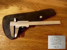 Präzision-Messschieber Mahr 16D 0-170 mm Lederetui