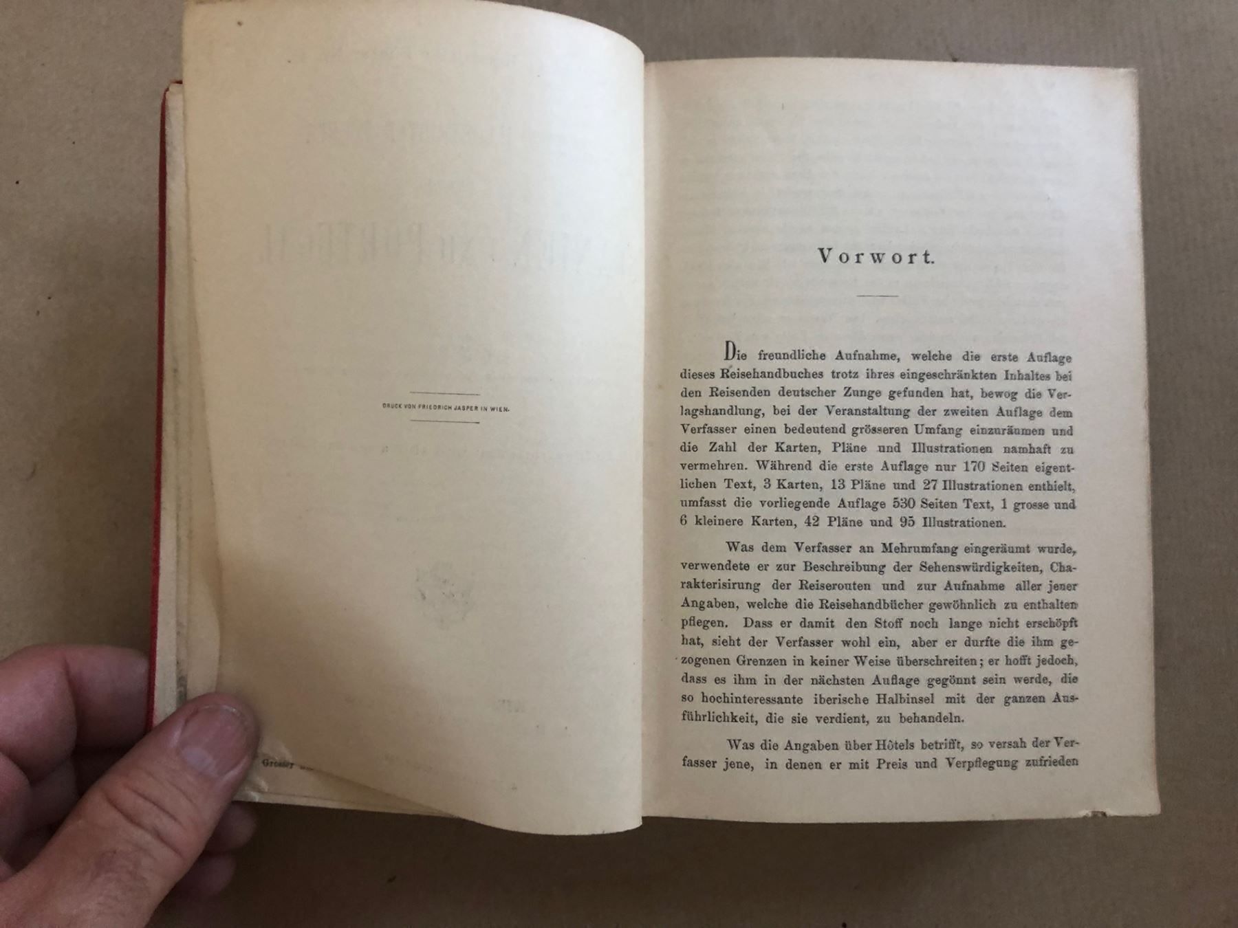 Livres: Führer durch Spanien und Portugal 1892 – D'occasion à Zürich par allp 3