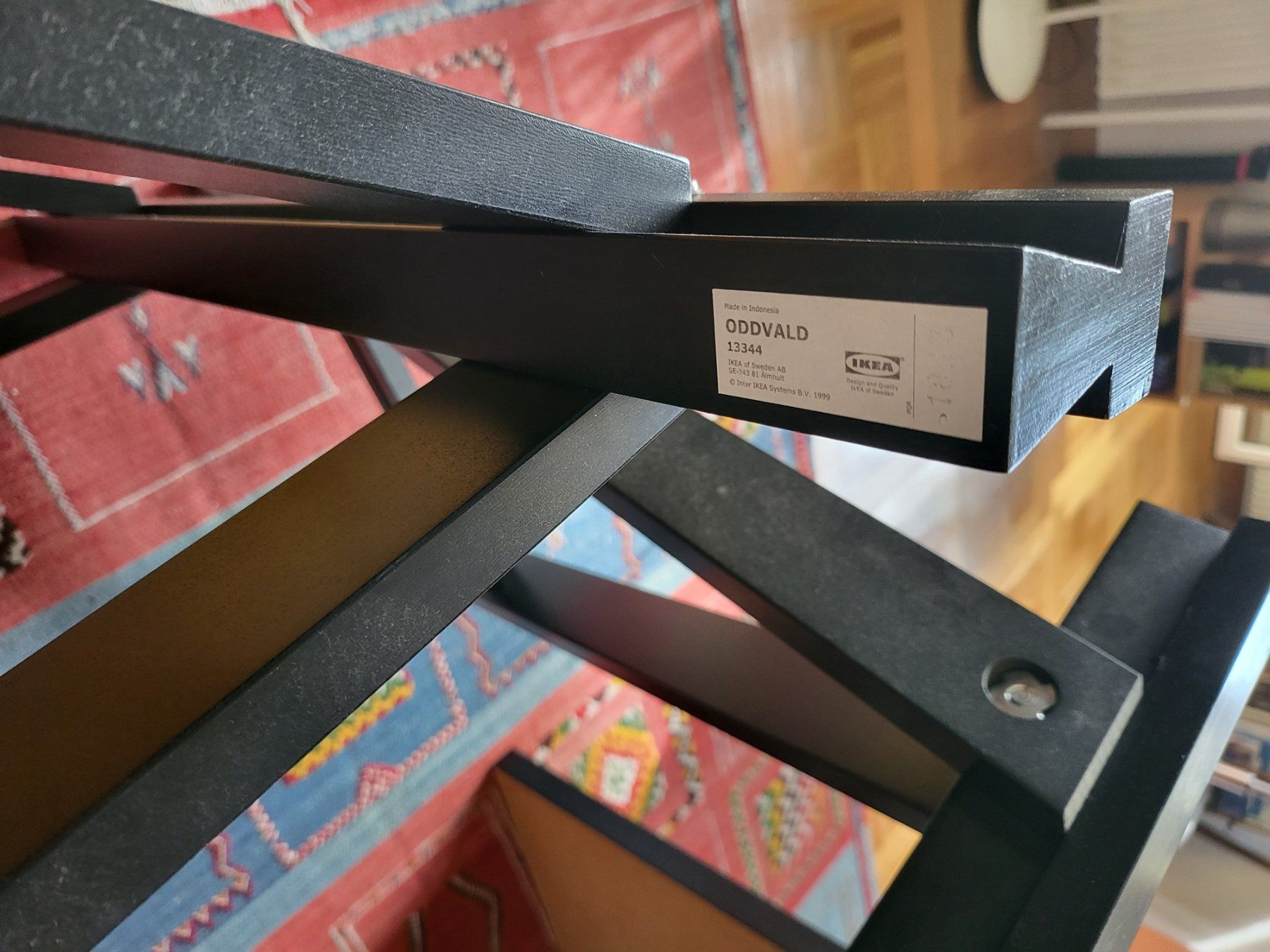 Tavoli: LINNMON / ODDVALD Table, black-brown, black, 150x75 cm - IKE – Usato da Geneve venduto da T36 4