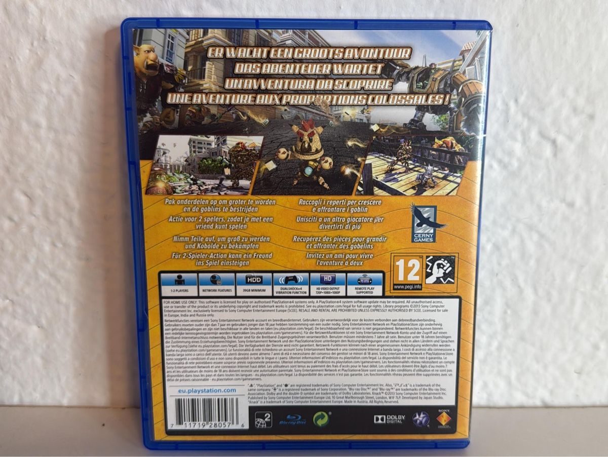Sony Giochi: Knack PS4/PS5 Game, Excellent Condition, Spring Fun! 🎉 – Usato da Ehrendingen venduto da bubulence 1