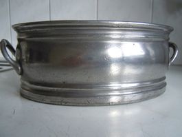 Zinngefäss Oval 23 cm Breit