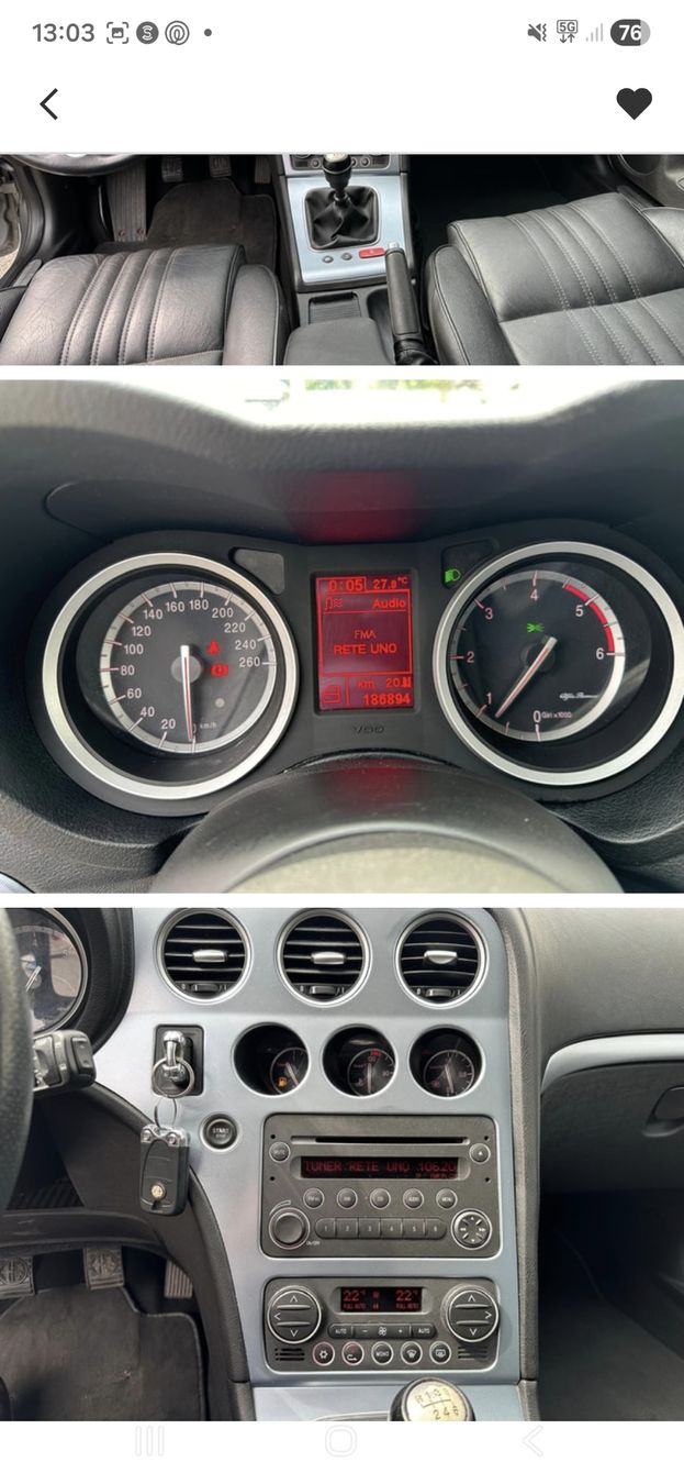 Alfa Romeo Automobili: Alfa Romeo 159 1.9 Jtd – Usato da Schönenwerd venduto da vir_6wdh 4