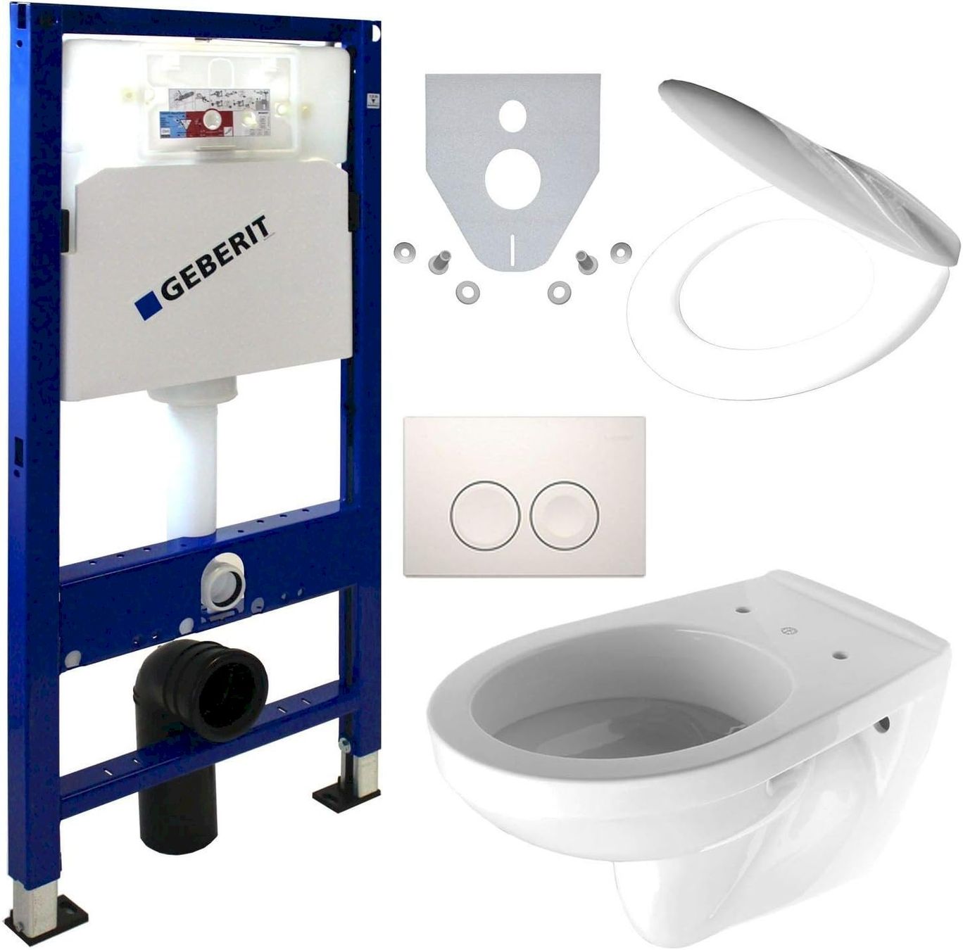 Sanitari: Geberit WC-Set Duofix Basic – Nuovo e nell'imballaggio originale da Bottighofen venduto da zaap