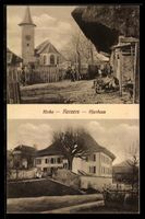 AK Kerzers, Kirche und Pfarrhaus