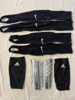 ADIDAS Ghost Pro Schienbeinschoner Grösse L + 2 Paar Stulpen