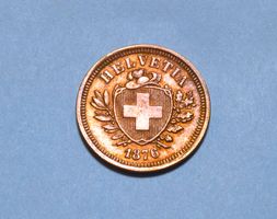 1 Rappen 1876