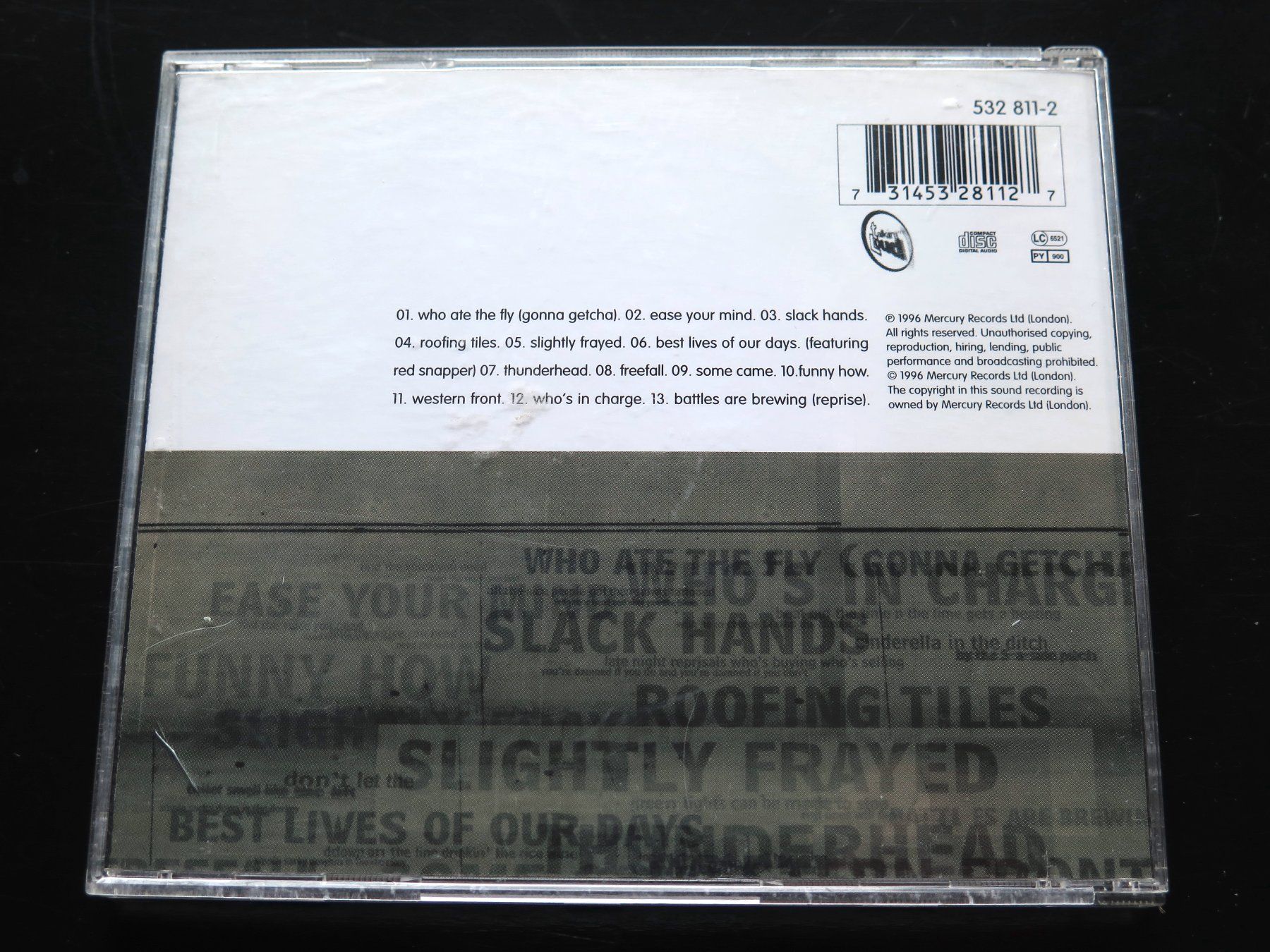 CD: (p) CD GALLIANO: 4, 1996 – Usato da Bern venduto da Balzamico 1