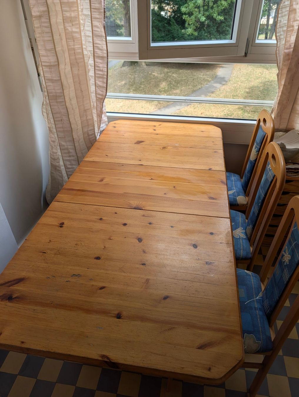 Tables: Table à manger en bois massif – D'occasion à Genève par Maria11 3